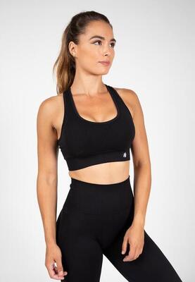 Yava seamless sports bra - zwart