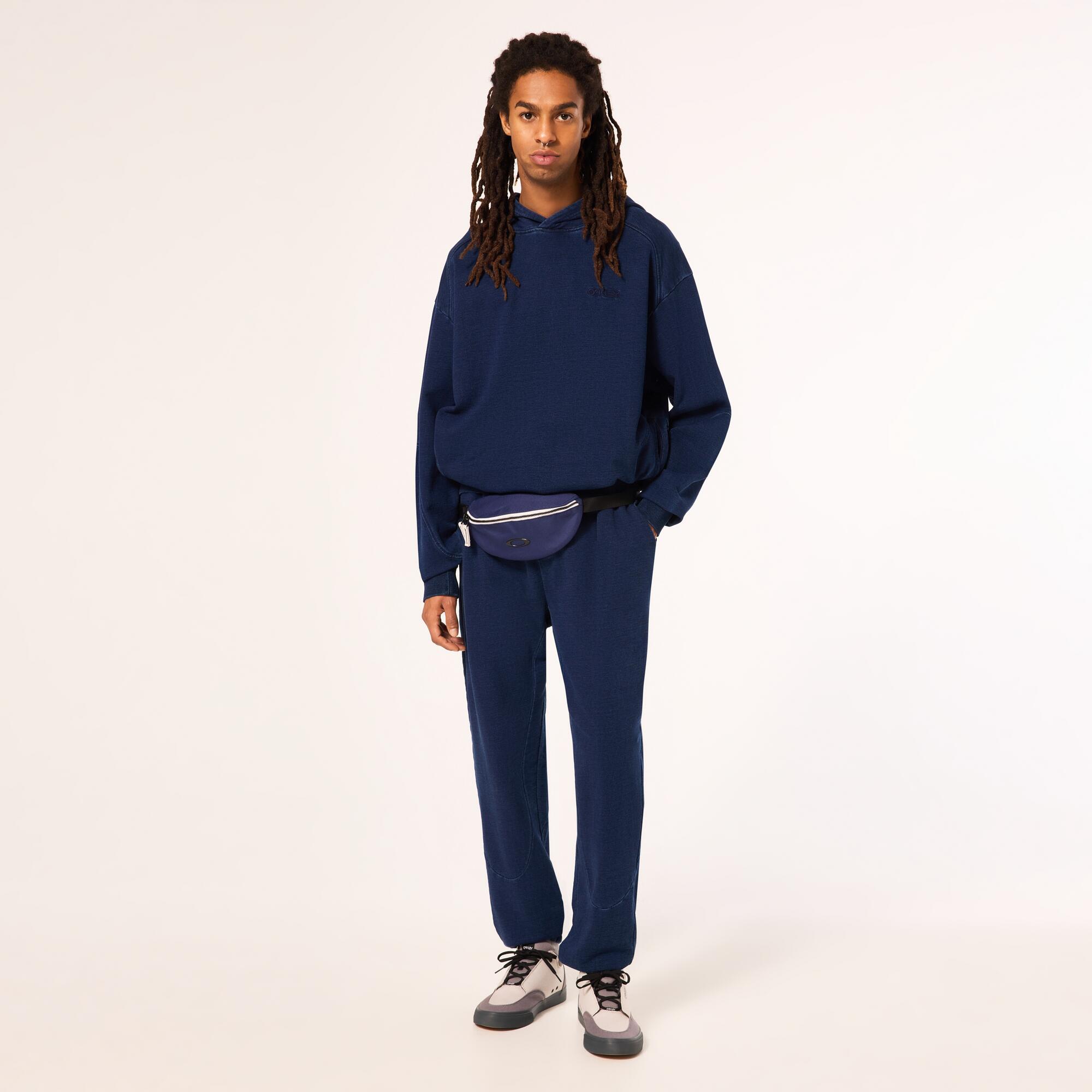 Sweat - Indigo Side Zip Hoodie 3/7