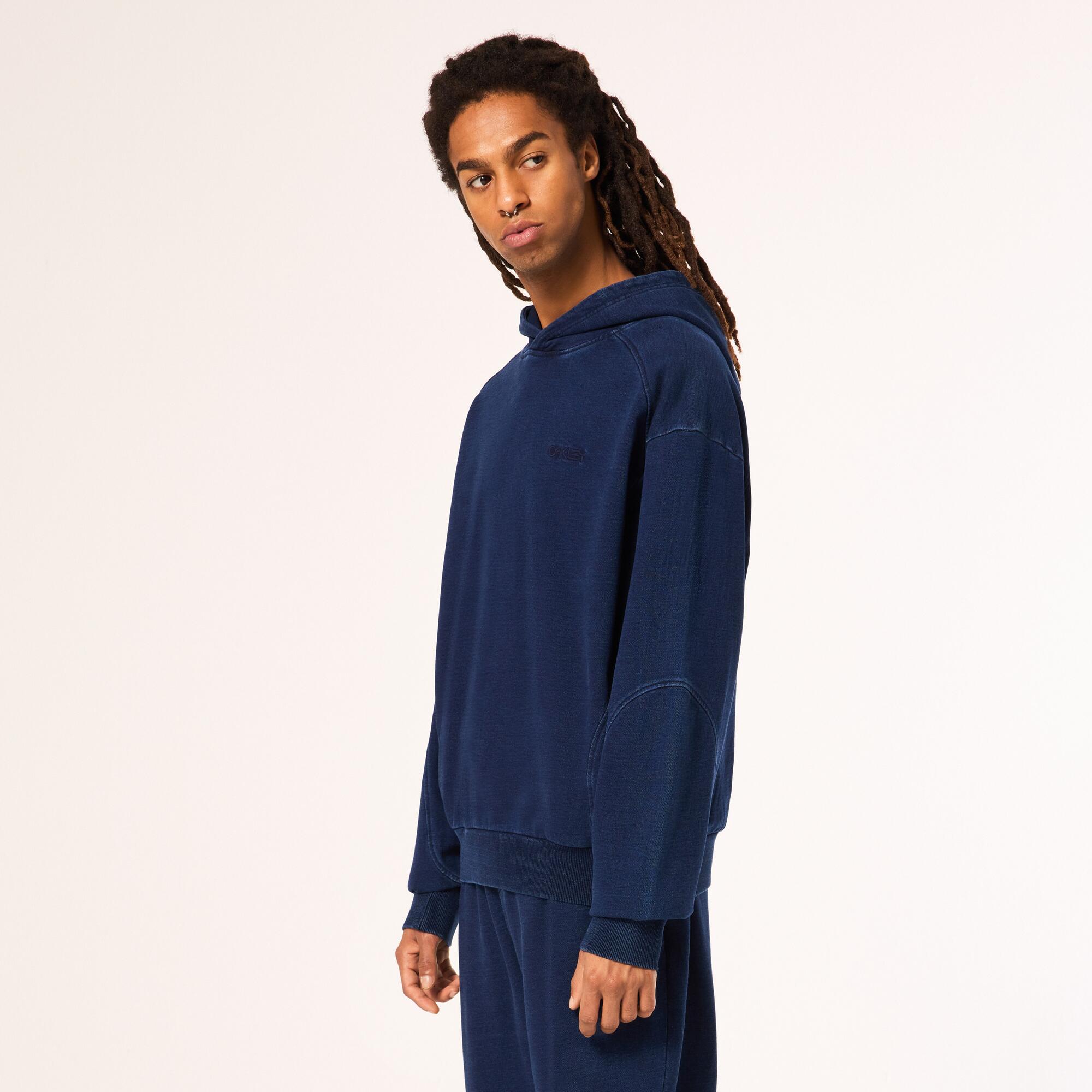 Sweat - Indigo Side Zip Hoodie 2/7