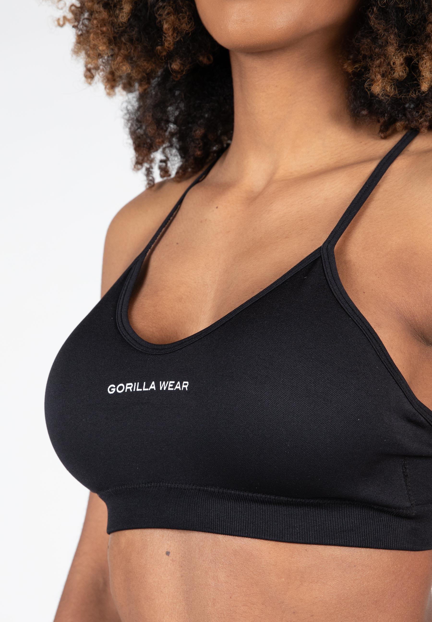 GORILLA WEAR Quincy Senza soluzione di continuità Reggiseno sportivo - Nero