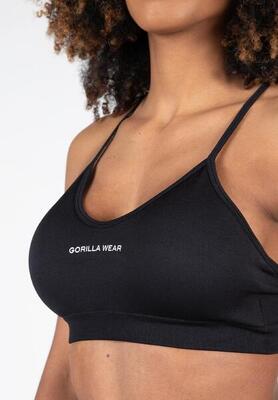 Quincy seamless sports bra - zwart