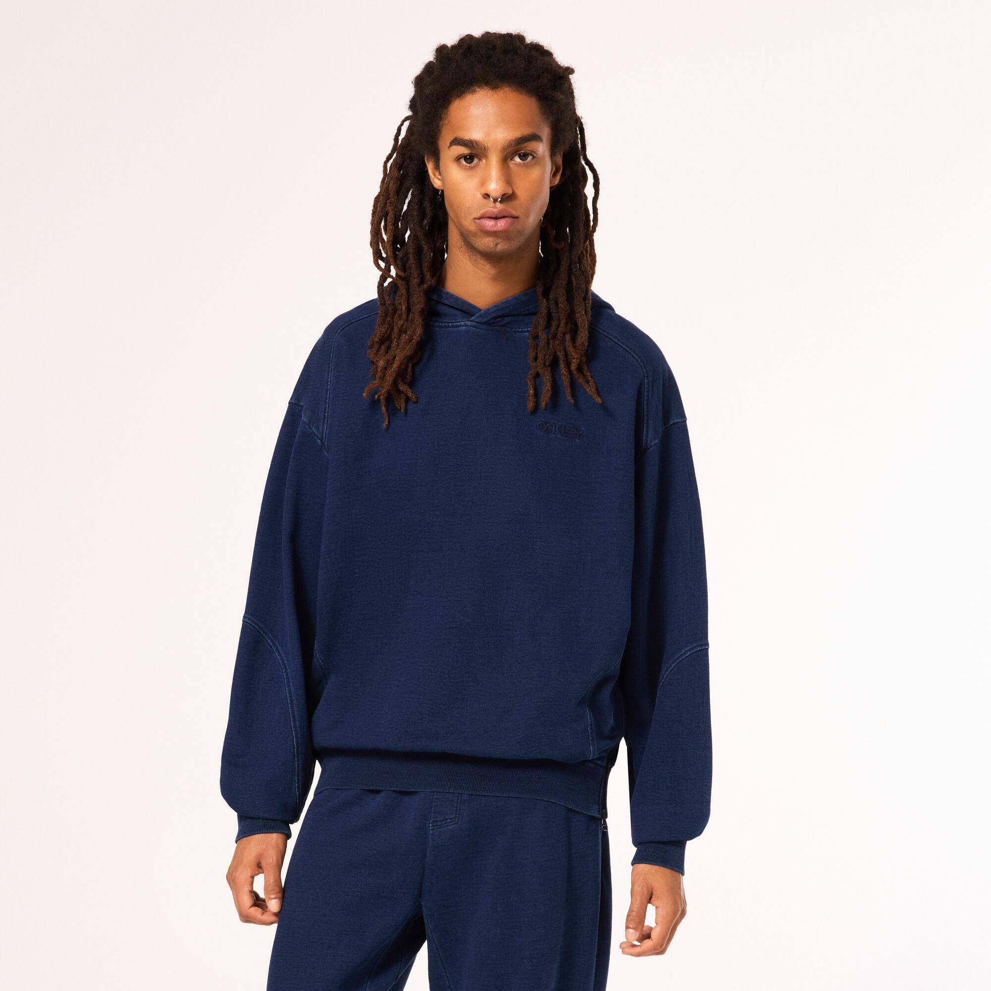 Sweat - Indigo Side Zip Hoodie 4/7