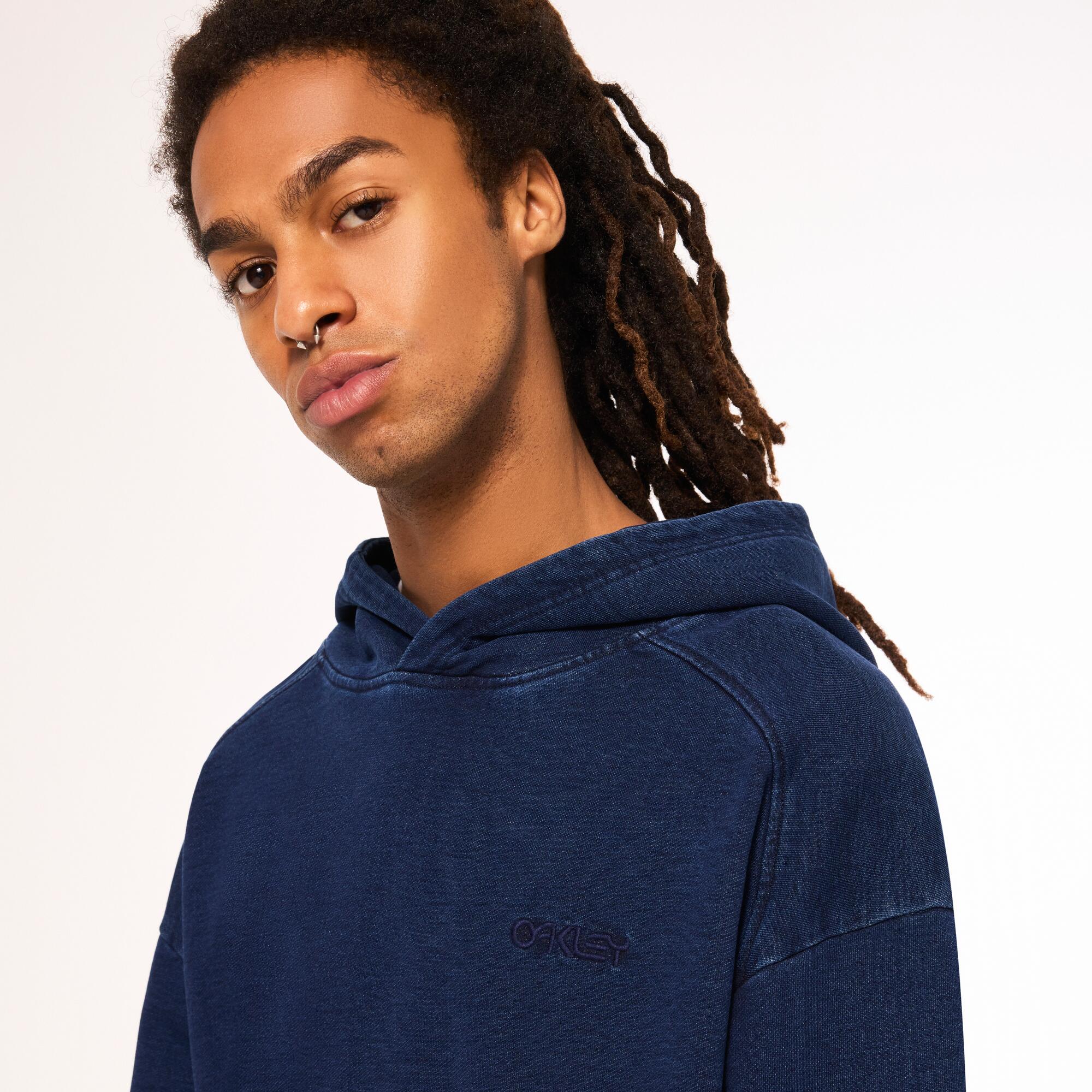 Sweat - Indigo Side Zip Hoodie 6/7