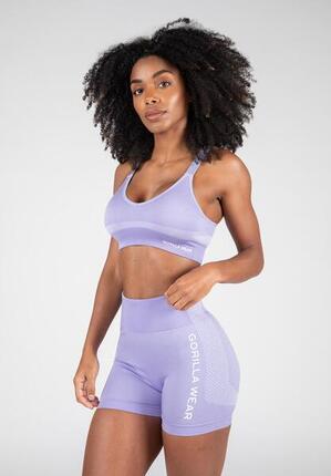Selah Sans couture Soutien-gorge de sport ight Bleu