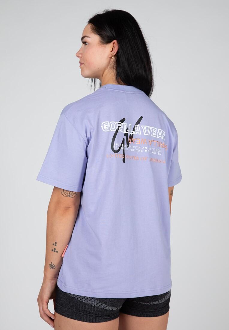 GORILLA WEAR Medina Oversized T-Shirt ilac