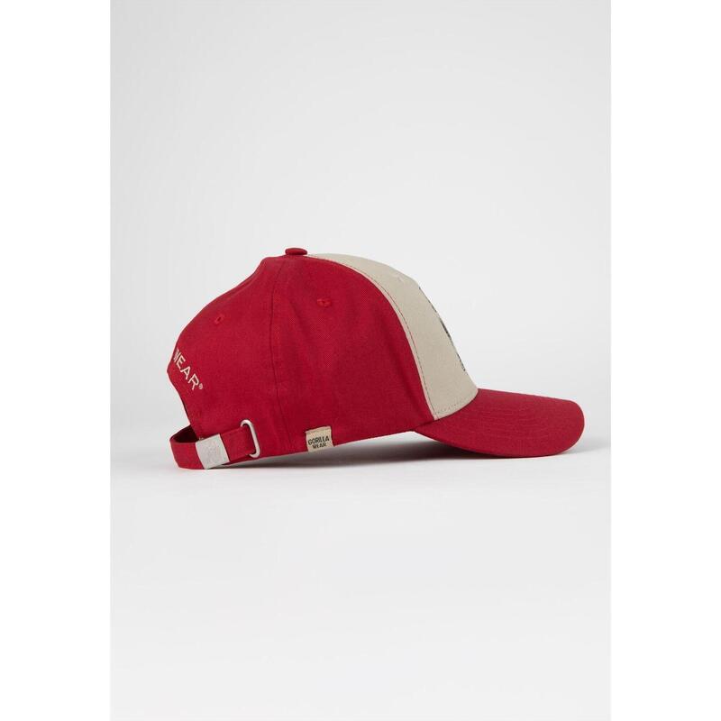 Buckley Cap - Red/Beige