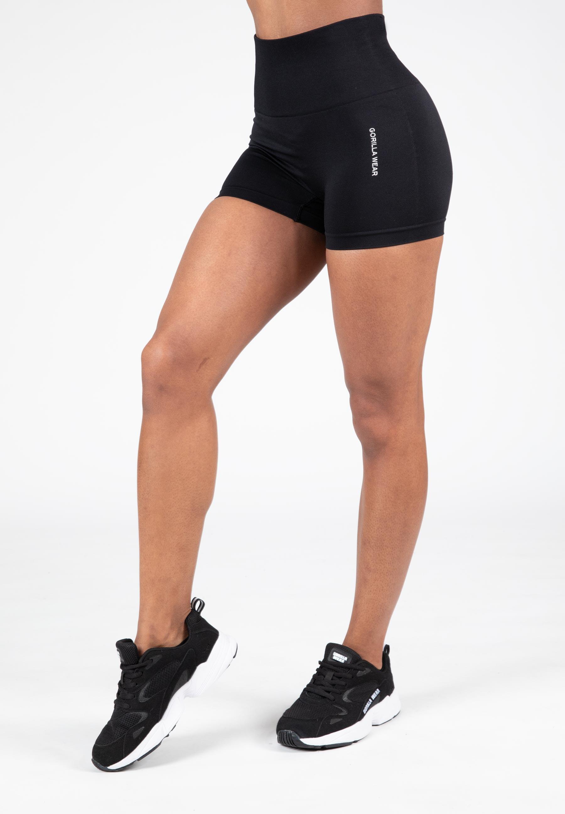 Quincy Sin costura Pantalones cortos - Negro 1/6