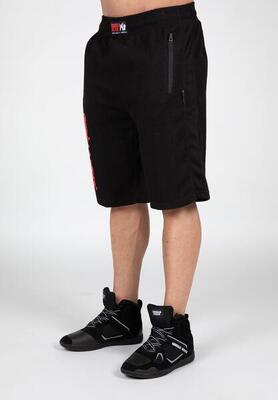 Augustine old school shorts - zwart/rood