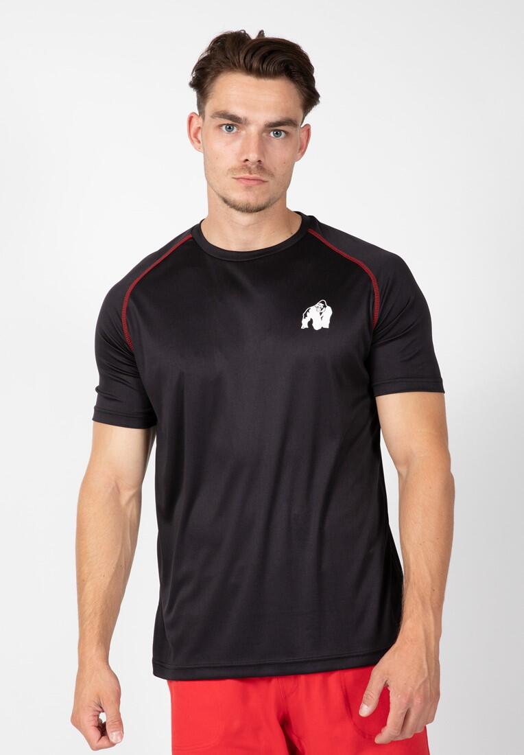 Performance T-Shirt - Zwart/Rood 1/6