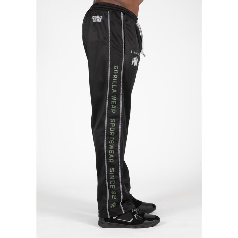 Functional Mesh Pants - Black/Green - S/M