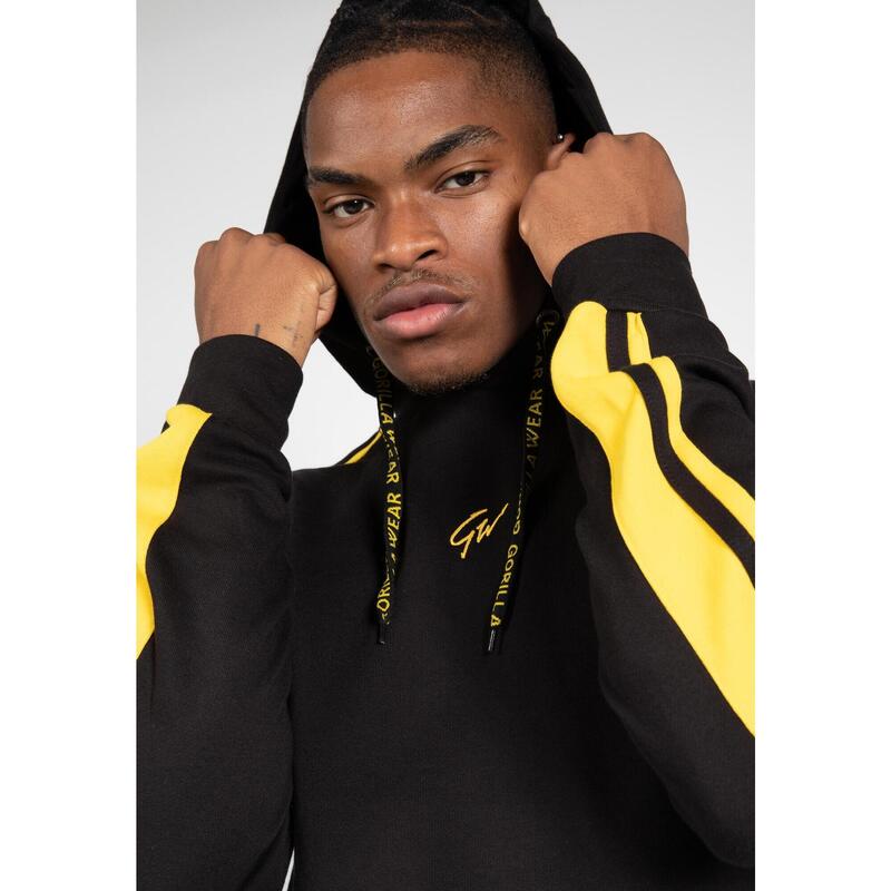 Banks Oversized Hoodie - Black/Yellow