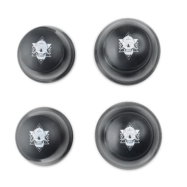 Sport cups - Zwart/Grijs - Skull 3/6
