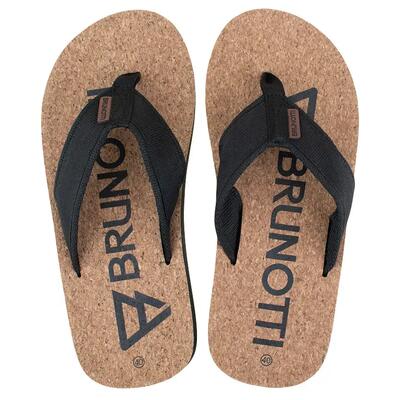 Heren teenslippers miles zwart