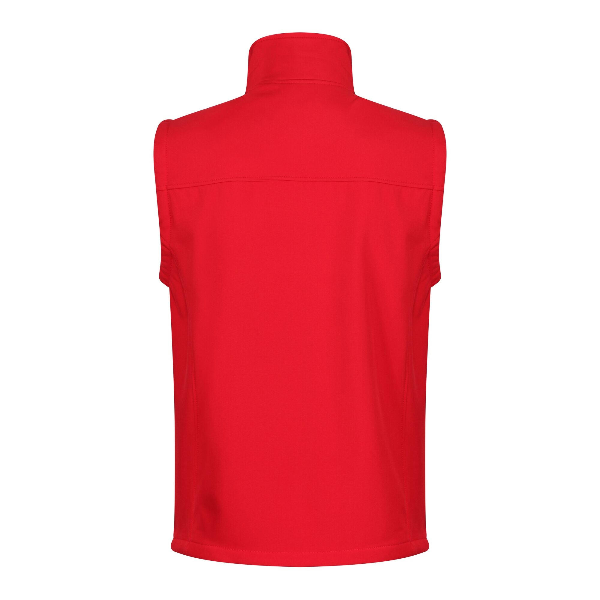 Mens Flux Softshell Body Warmer (Classic Red/Seal Grey) 2/4