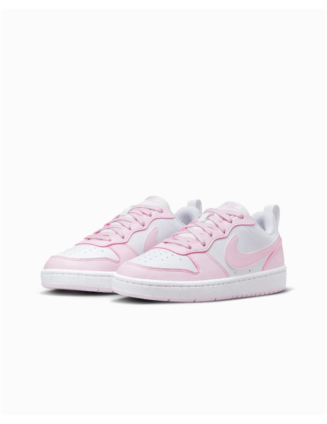Baskets pour fille Nike rose 3/5