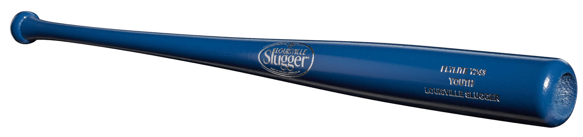 Louisville Slugger FlyLite Youth Wood 30" Baseball Bat - Navy 1/4