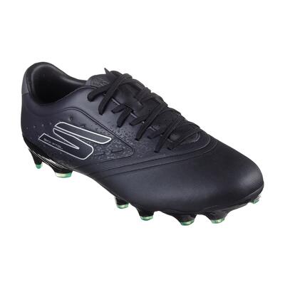 Stevige voetbalschoenen voor volwassenen (zwart/zilver)