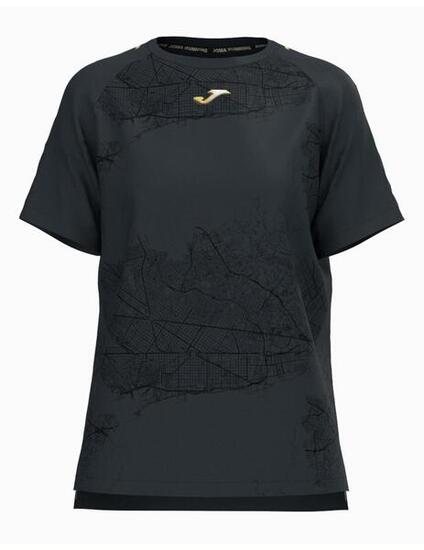 Camiseta para Mujer Joma R-night ss Negro
