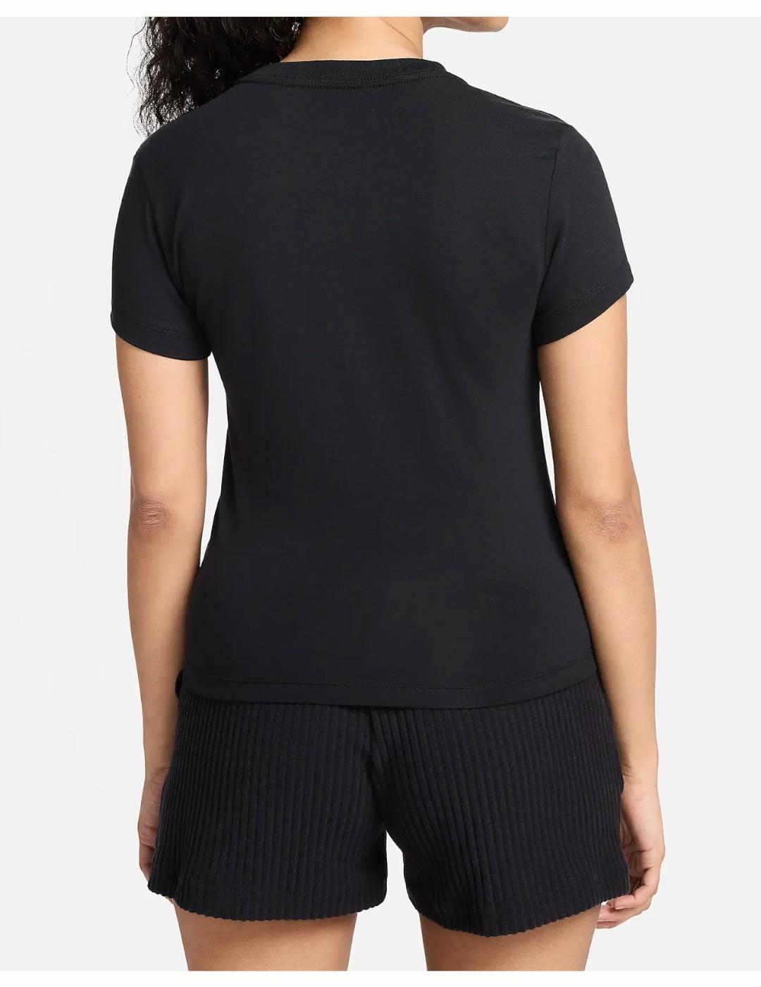 Camiseta para Mujer Nike Sportswear chill knit  Negro 2/4