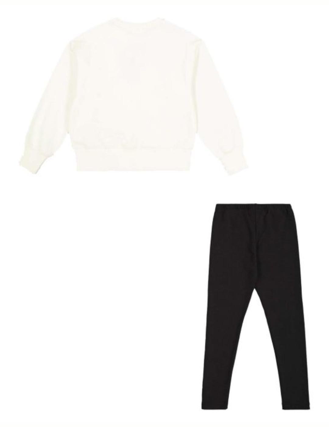 Ensemble pour fille Champion Sweatsuit Blanc 2/3