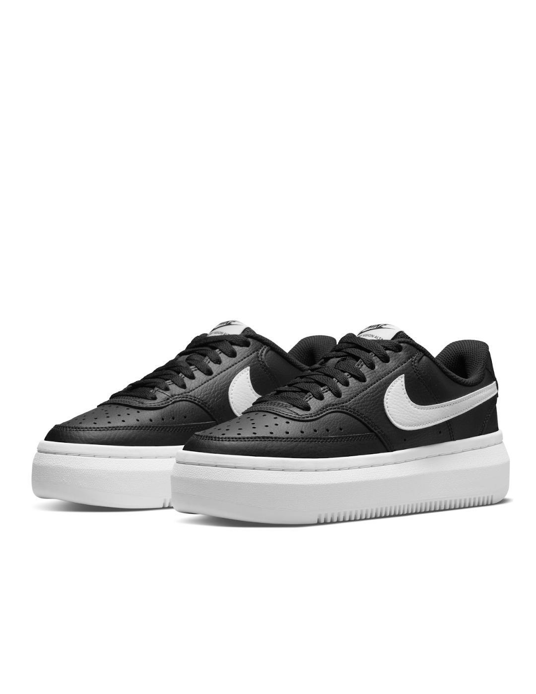 Baskets pour femmes Nike Court vision Noir 3/6