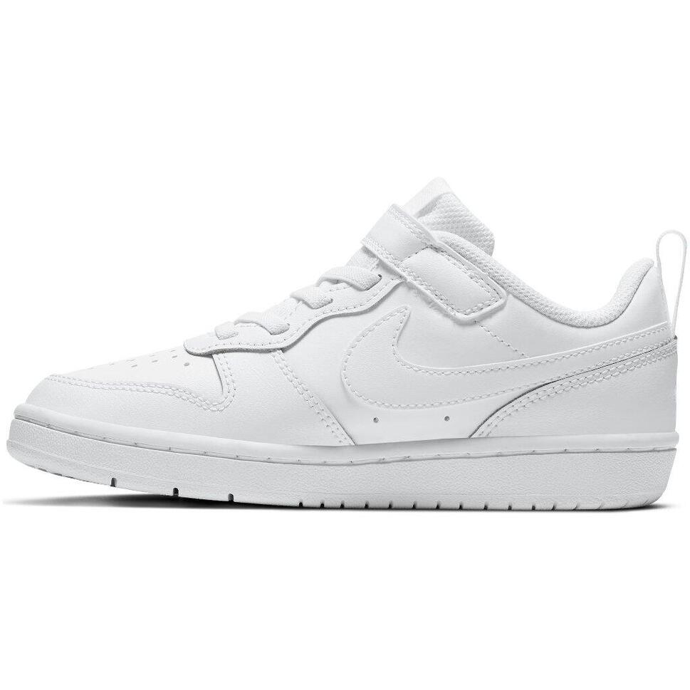 Buty na co dzień dziecięce NIKE COURT BOROUGH LOW na rzepy skóra