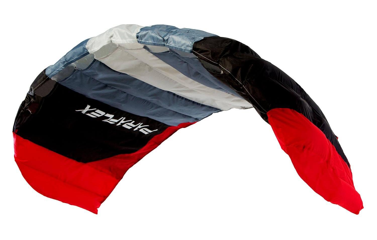 WOLKENSTÜRMER Lenkmatte Paraflex SE 2.1 (grau) - flugfertig ink. Schnüre, Lenkbar & Leash