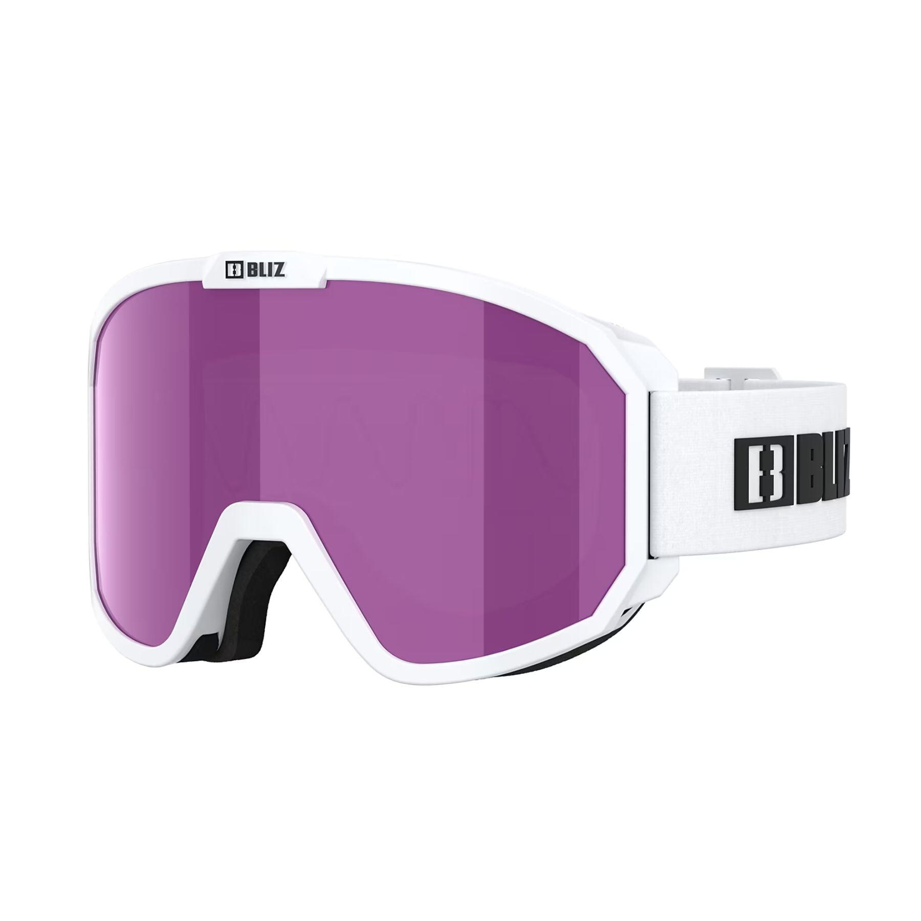 Bliz - Lunettes De Ski Bliz Rave Cat.3 Blanches Unisexe Bi-hublot - Masque De Ski - Blanc - Taille Unique - Decathlon