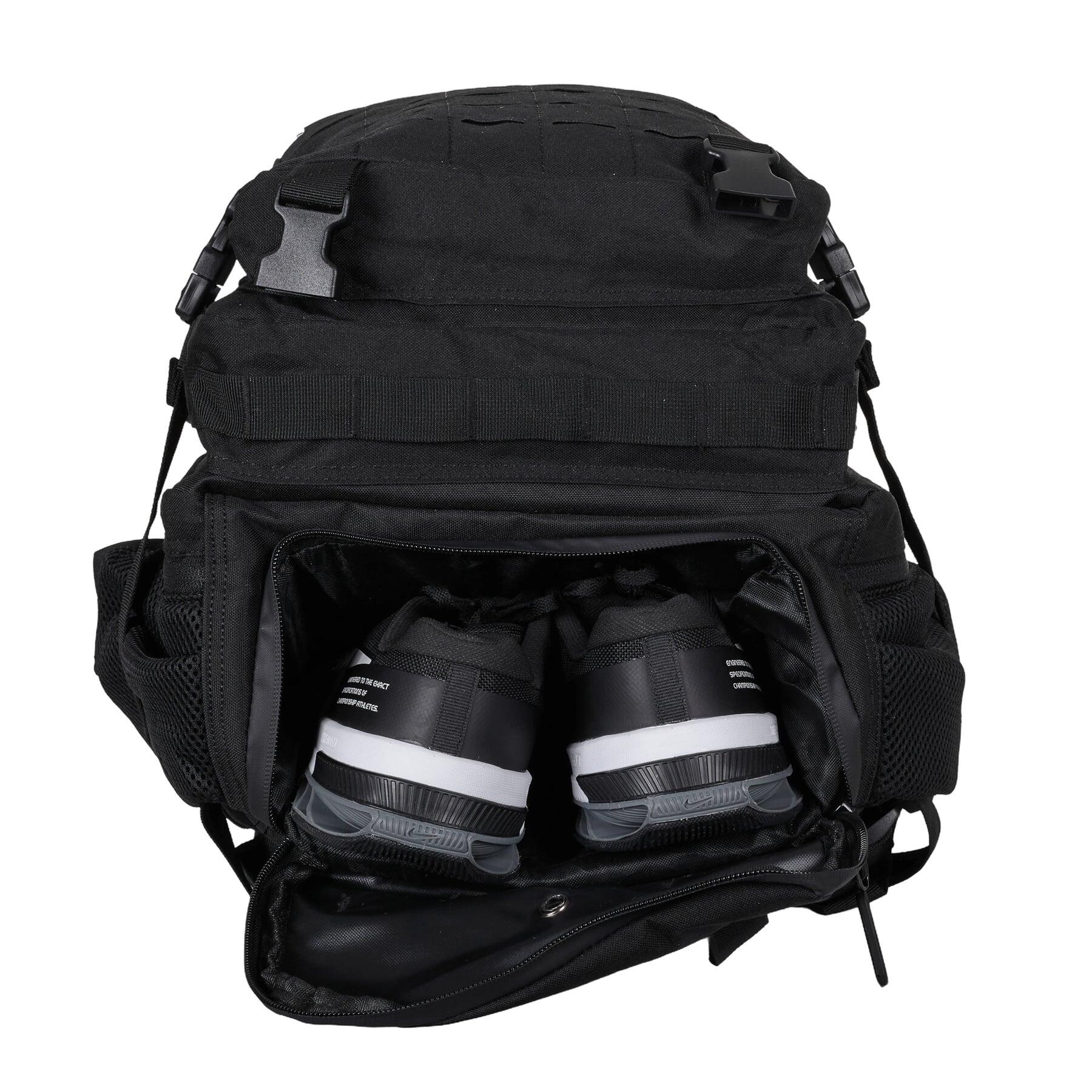 Рюкзак Elitex Training V2 45 л, 45 l, Чёрный / 45 l, Fioletowoniebieski / 45 l, Аквамариновый зелёный / 45 l, Бирюзовый / 45 l, Розовый / 45 l, Królewski fiolet / 45 l, Серебристый / 45 l, Разноцветный / 45 l, Камуфляж / 45 l, Alpejska zieleń / 45 l, Zieleń miejska / 45 l, Синий / 45 l, Красный коралловый / 45 l, Зелёный — фото 4