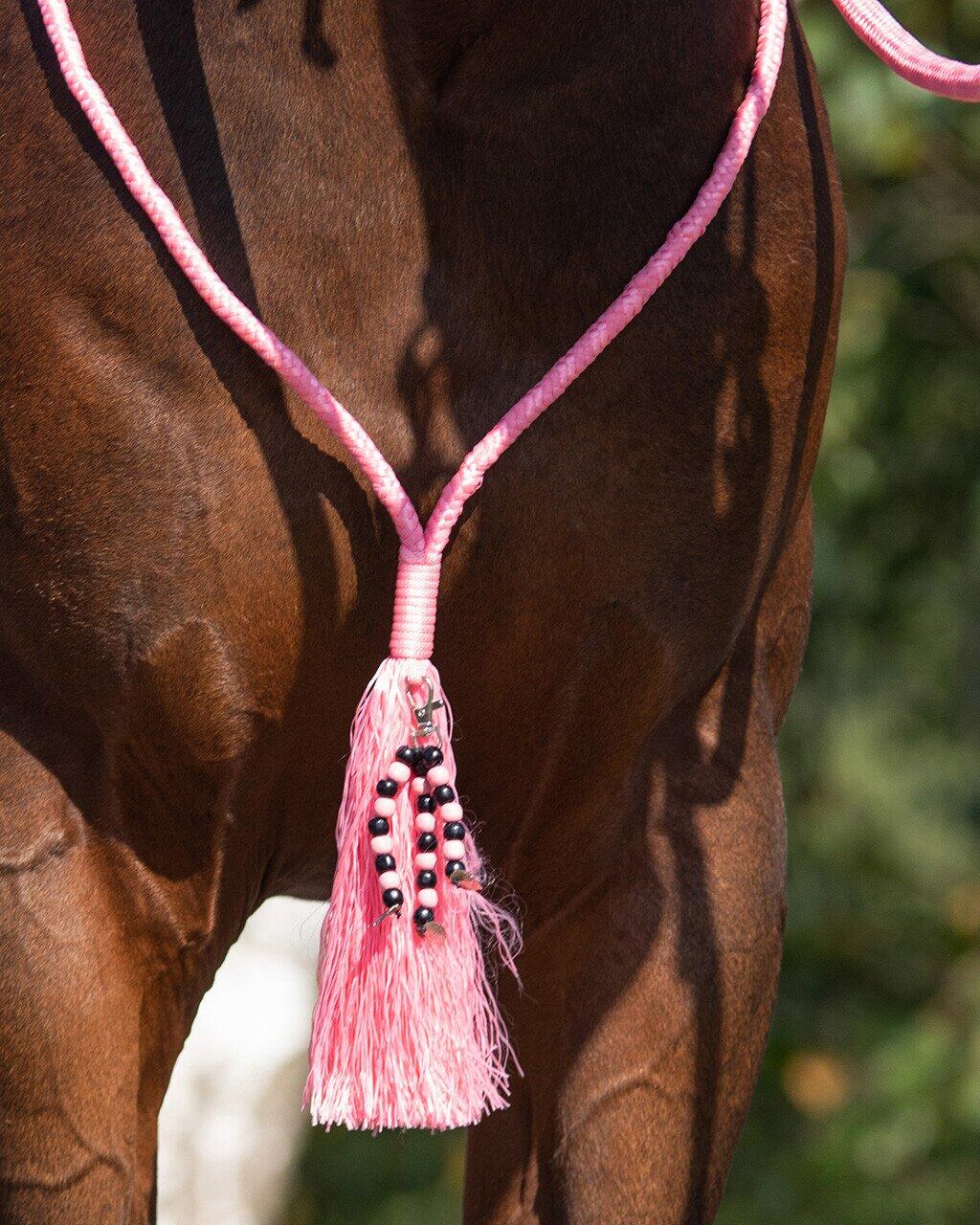 QHP Touwhalster & Neckrope Liberty - Flamingo Pink (Full) (Full) 3/7