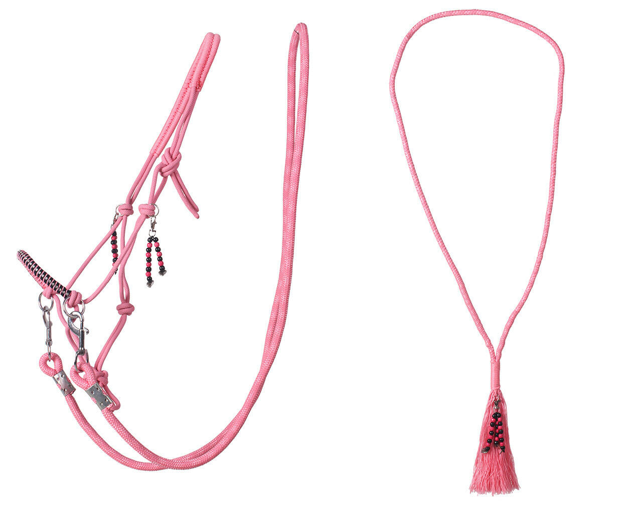 QHP QHP Touwhalster & Neckrope Liberty - Flamingo Pink (Pony)