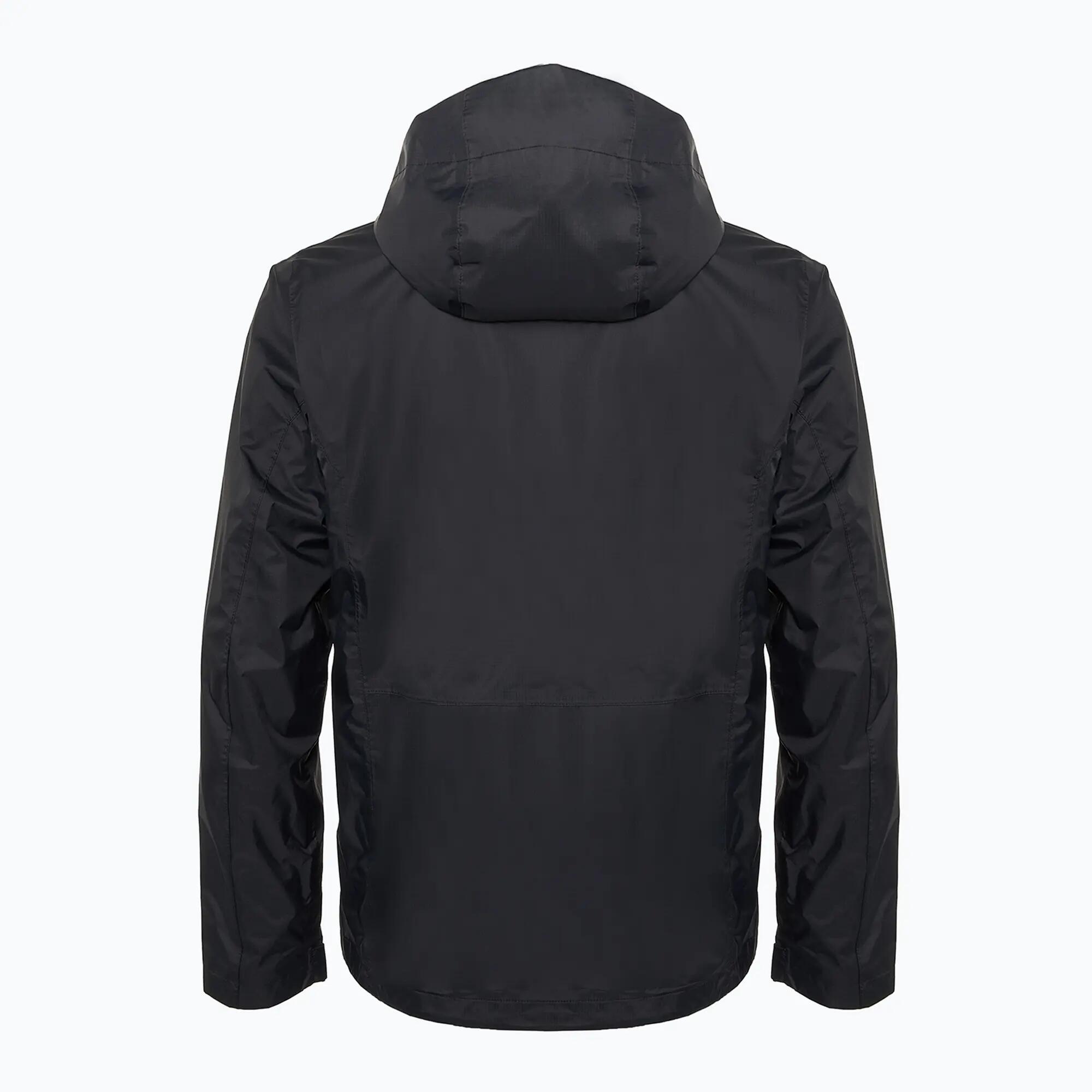 Chaqueta Columbia Pouring Adventure III Impermeable Negra 2/7