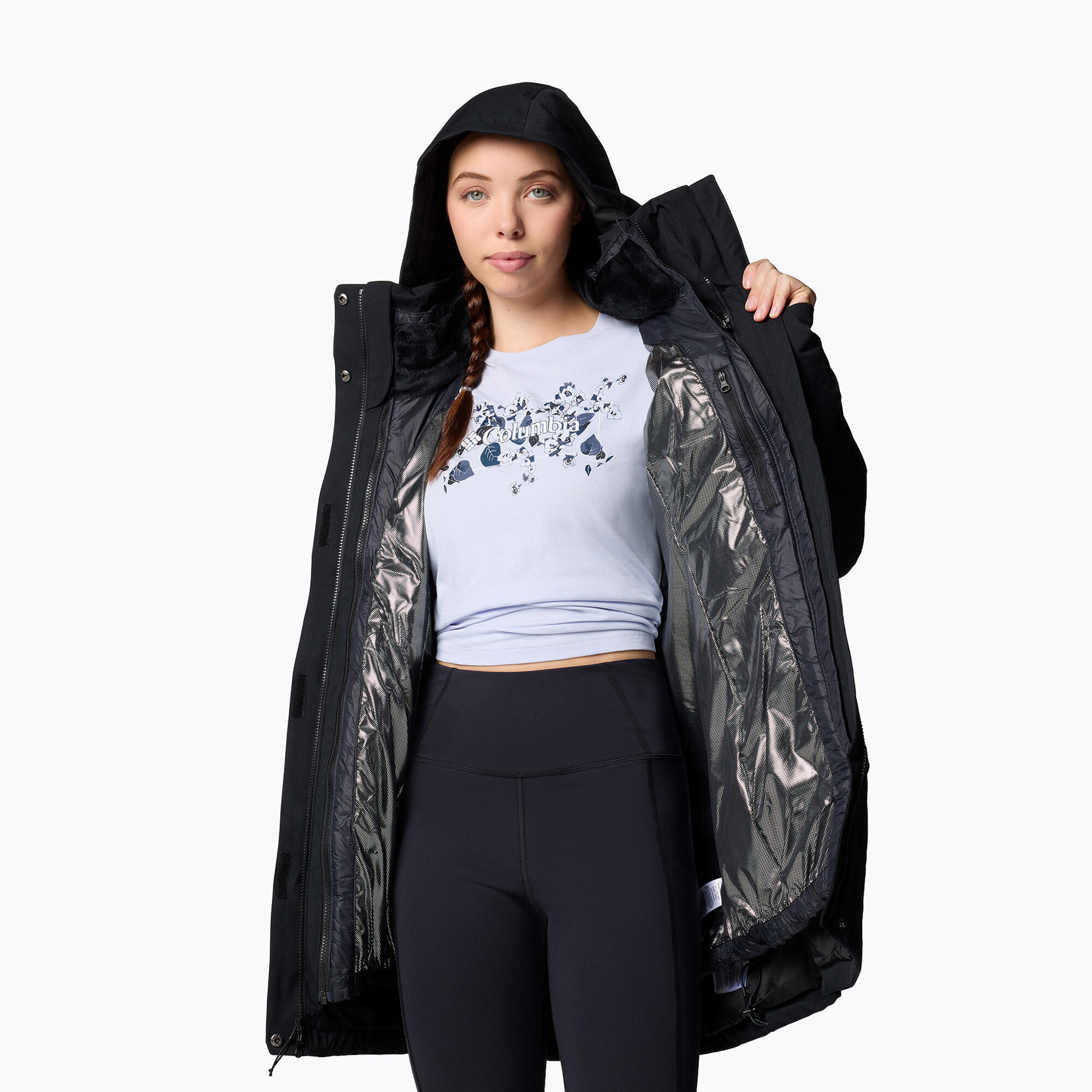 Chaqueta 3 en 1 Columbia Pulaski II Interchange para mujer 5/5