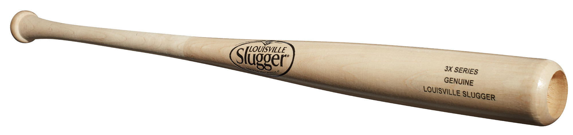 Louisville Slugger Genuine S3 Wood 33" Baseball Bat - Natural 1/4