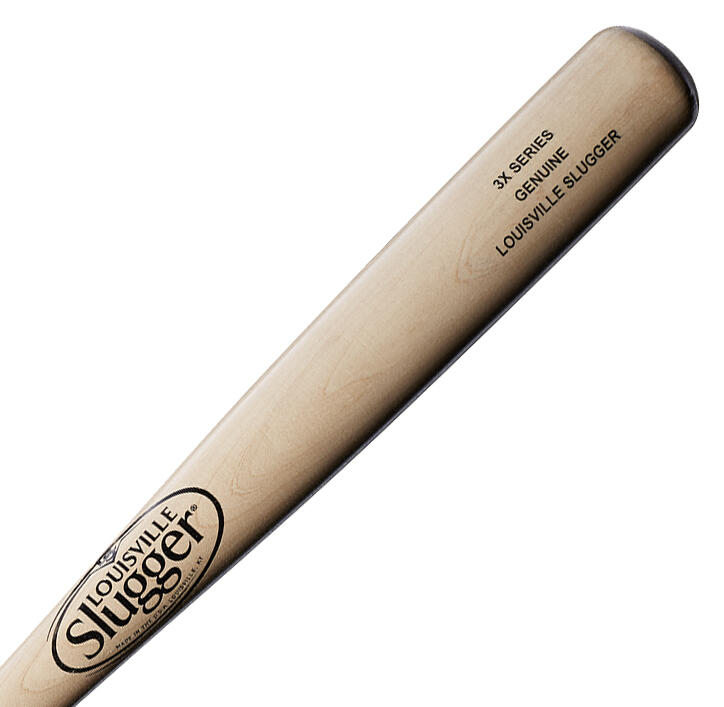 Louisville Slugger Genuine S3 Wood 33" Baseball Bat - Natural 4/4