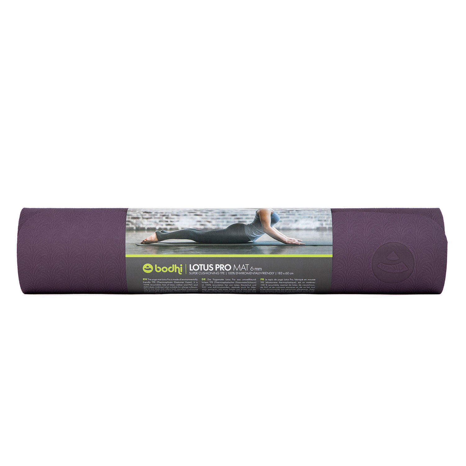 Esterilla de yoga antideslizante Bodhi Lotus Pro de 6 mm 6/6