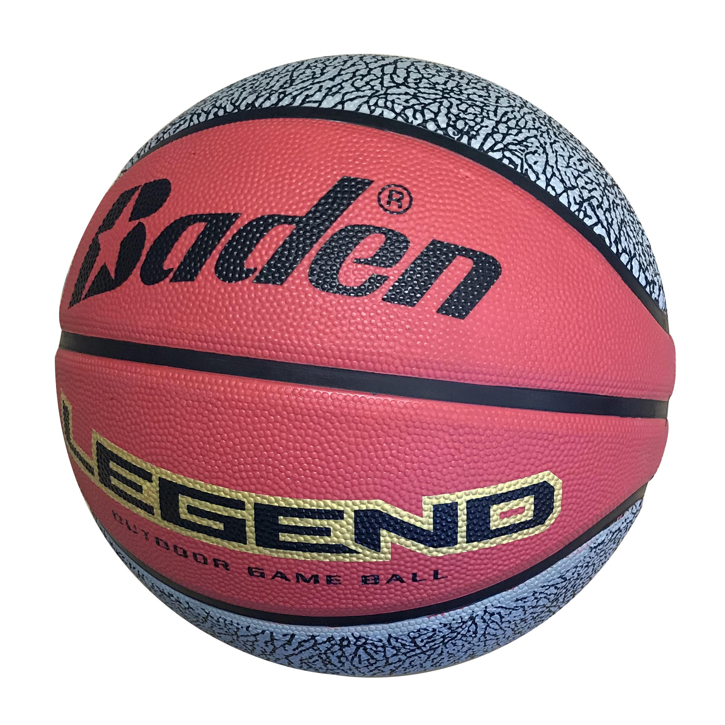 Baden Legend Size 7 Basketball - Red / Black 2/5