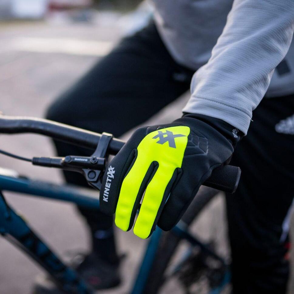 Rękawiczki rowerowe zimowe unisex KINETIXX Legolas black