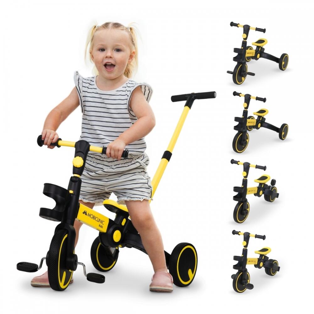 Tricycle évolutif Bébé 1 à 5 Ans - Avec Barre De Poussée Réglable, Pédales Amovibles, Pneus Mousse Increvables - 7