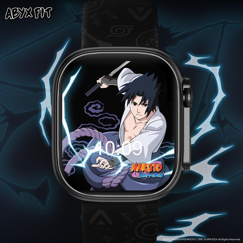 Abyx Fit Touch 5 Naruto Edition – Montre connectée exclusive modèle Sasuke