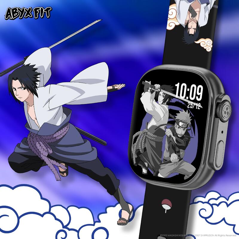 Abyx Fit Touch 5 Naruto Edition – Montre connectée exclusive modèle Sasuke