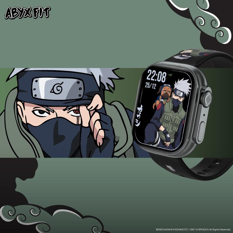 Abyx Fit Touch 5 Naruto Edition – Montre connectée exclusive modèle Kakashi