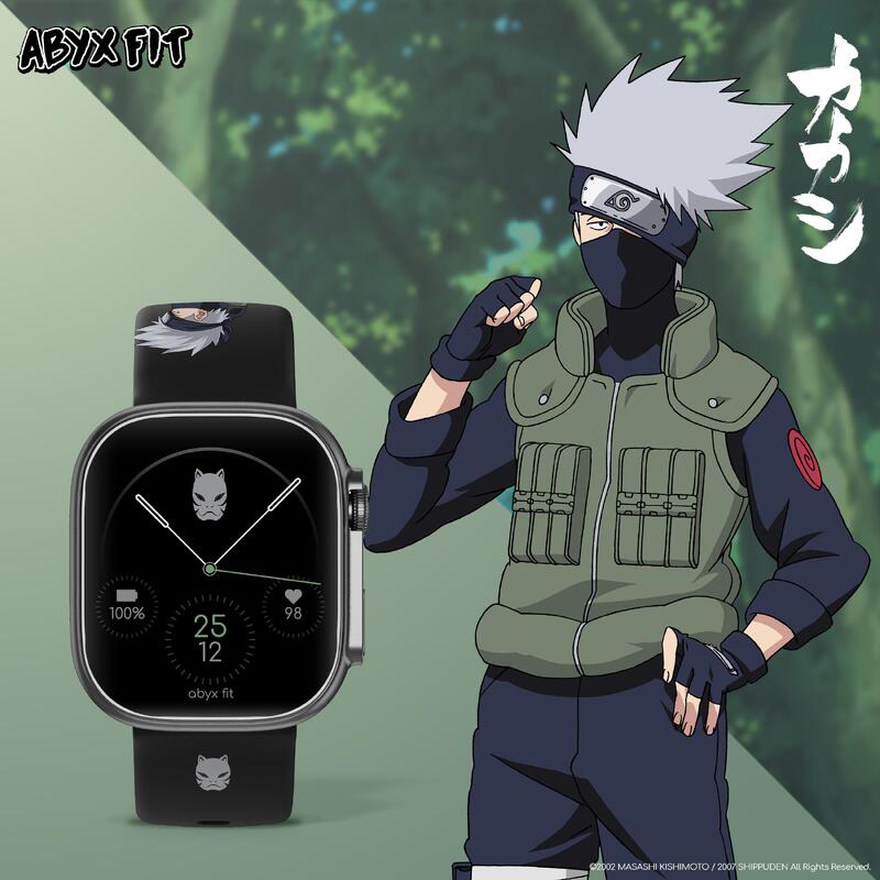 Abyx Fit Touch 5 Naruto Edition – Montre connectée exclusive modèle Kakashi