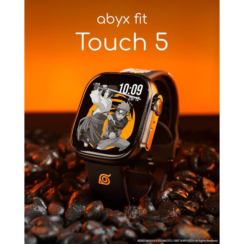 Abyx Fit Touch 5 Naruto Edition – Montre connectée exclusive modèle Naruto