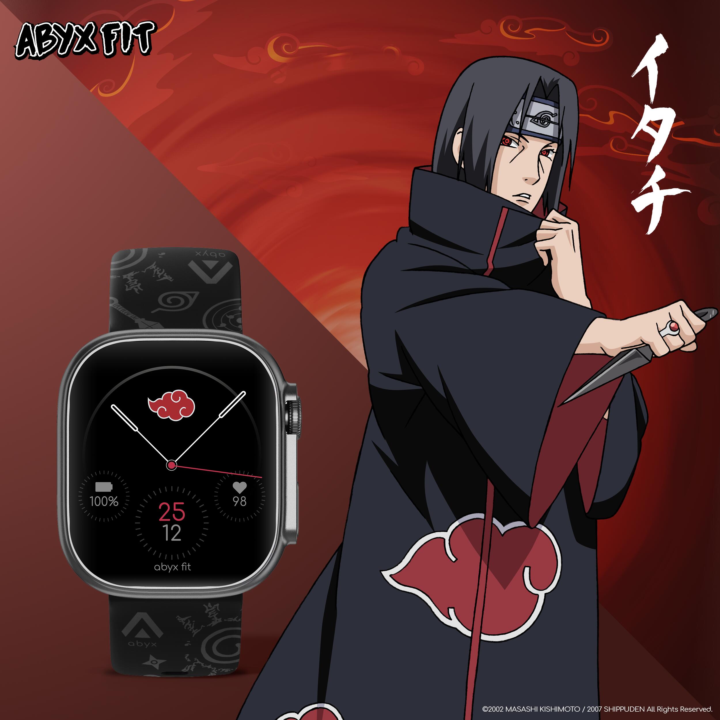 Abyx Fit Touch 5 Naruto Edition – Montre connectée exclusive modèle Itachi 5/8