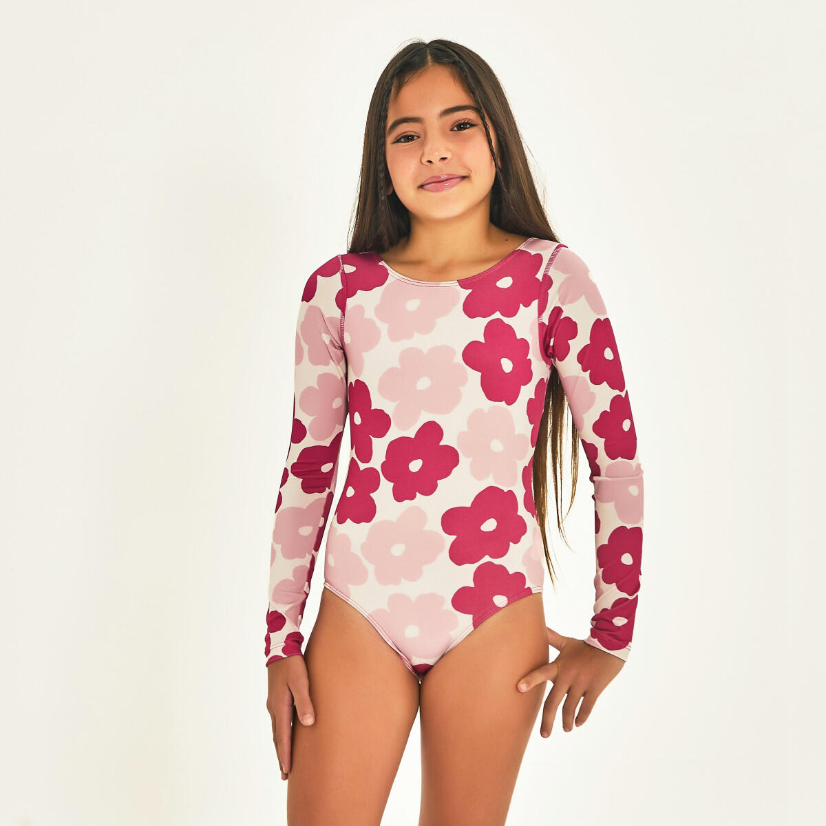 Fato de banho de uma peça para menina UPF 50+ UV Line