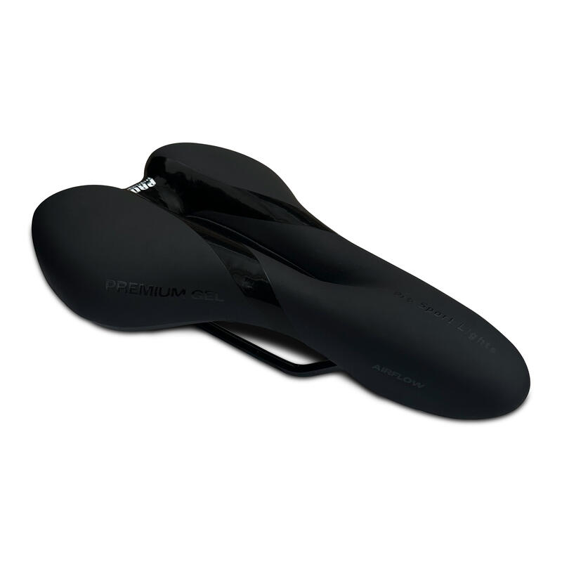 Fietszadel Gel Comfort Dames/Heren - Zwart - Premium Gel