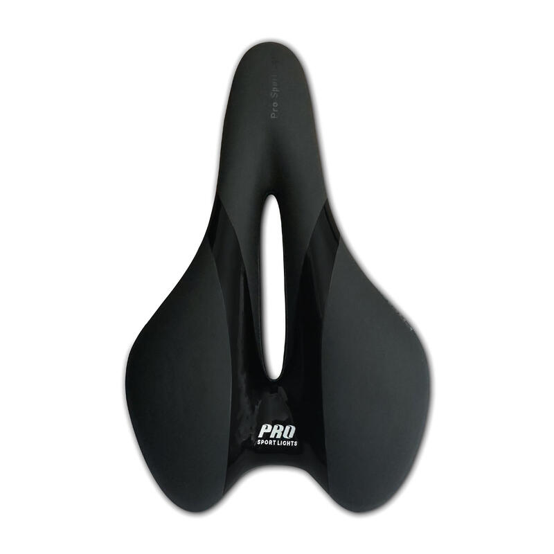 Fietszadel Gel Comfort Dames/Heren - Zwart - Premium Gel