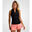 Elegance T-shirt sans manche de Tennis/Padel/Golf Femme Noir
