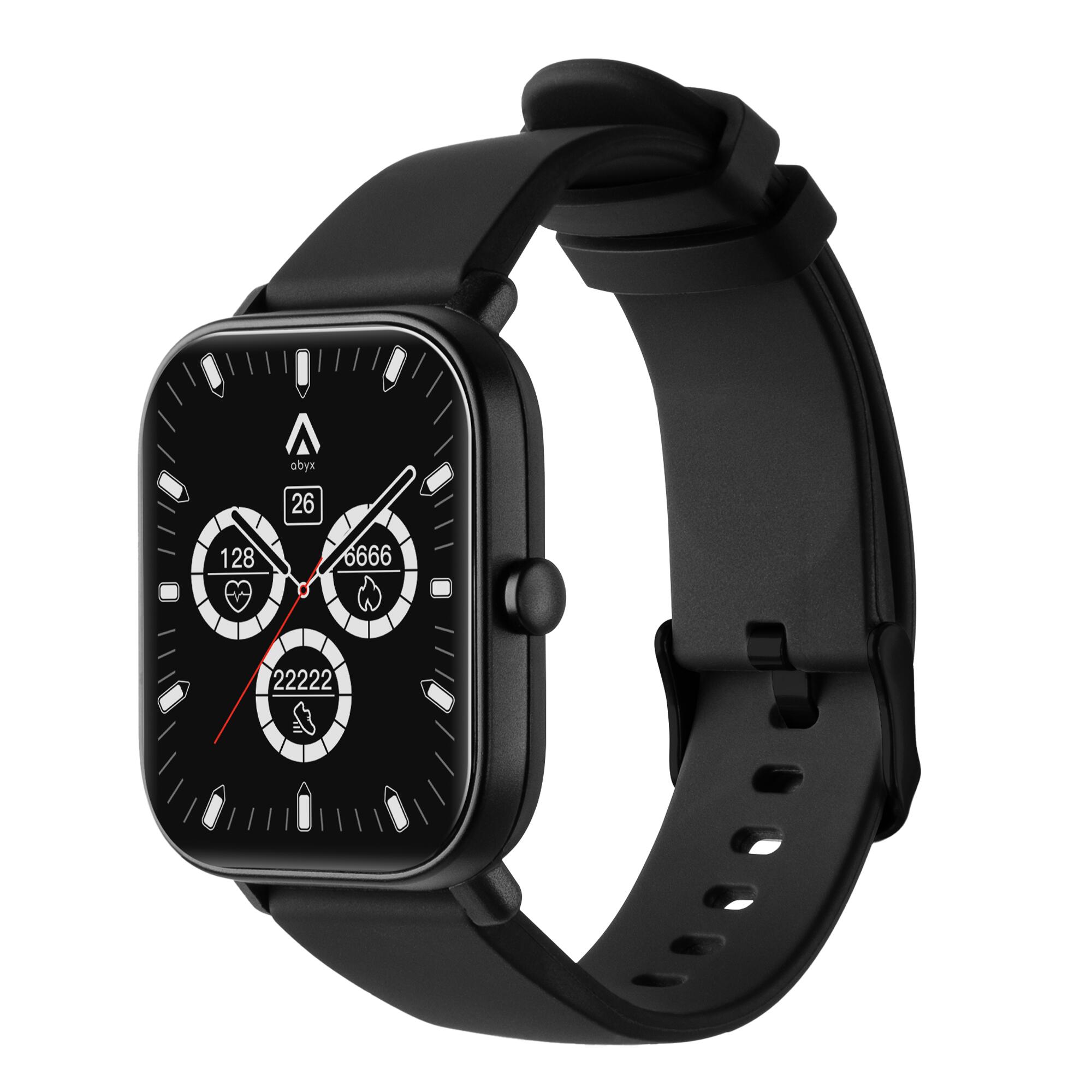 Montre Connectée Étanche Multisport - Abyx Fit Ozone 3 - Noire 4/8